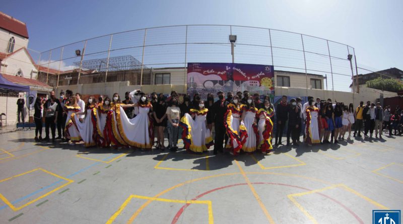 Fiestas patrias en Liceo José Cortés Brown